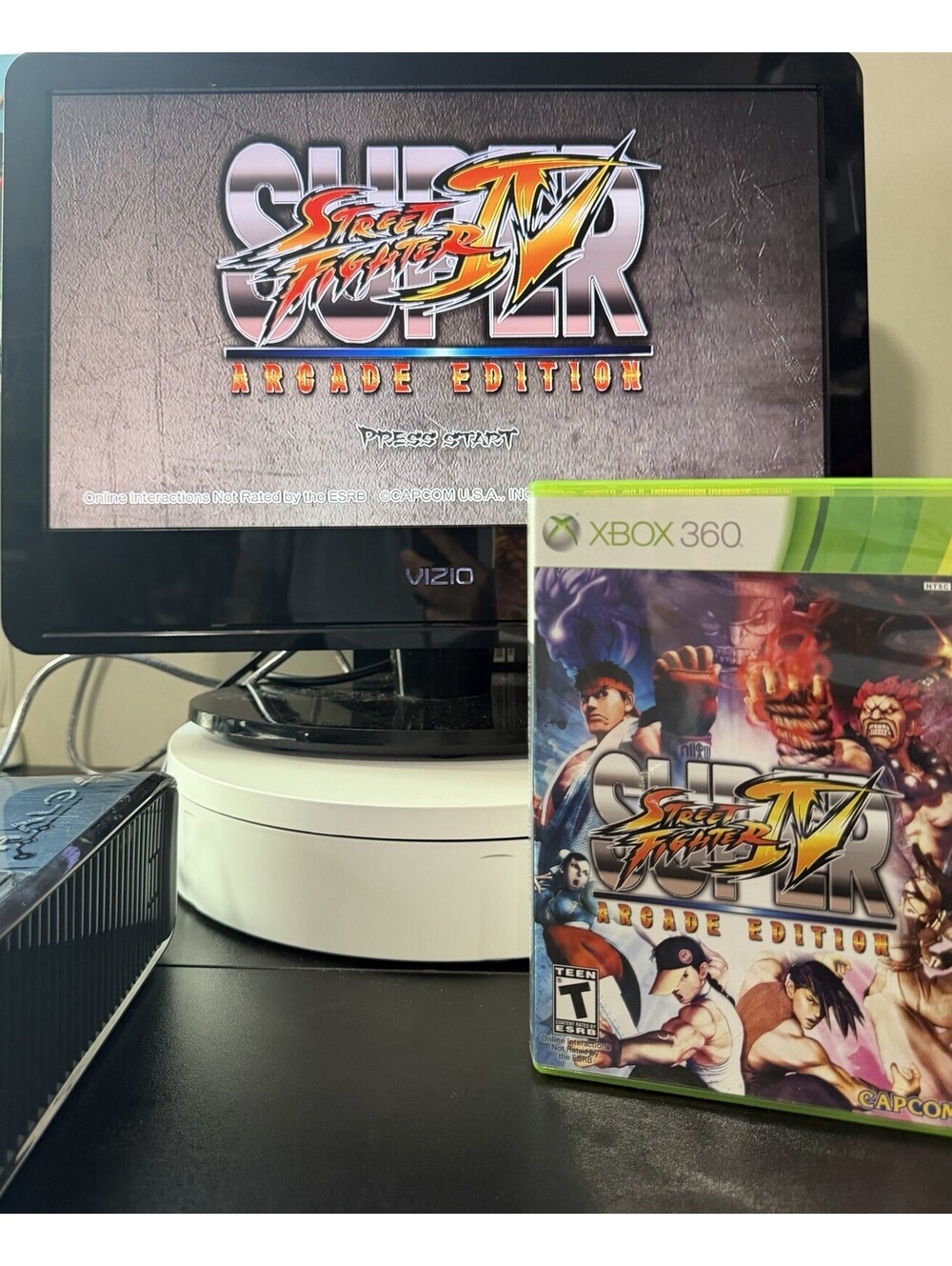 Super Street Fighter IV Arcade Edition Xbox 360 CIB TESTED & WORKING